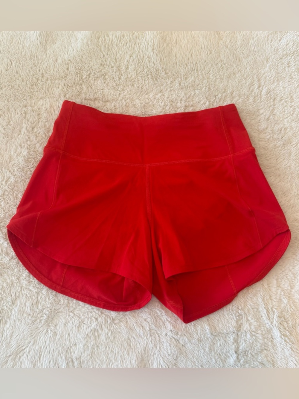 Lululemon Athletica 4.0 Red Women's Athletic Shorts Size 4